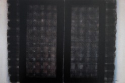 Lothar Quinte - Ilman nimea – window painting horizontal