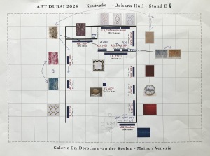 Planning of the exhibition booth Art Dubai 2024