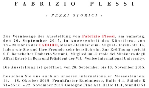 Einladung Pezzi Storici - 2015