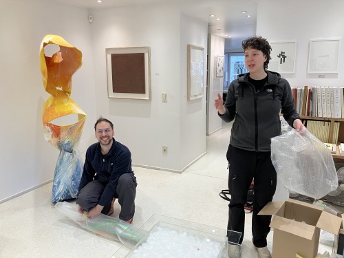 Liebel und Schmid-Pfähler in La Galleria