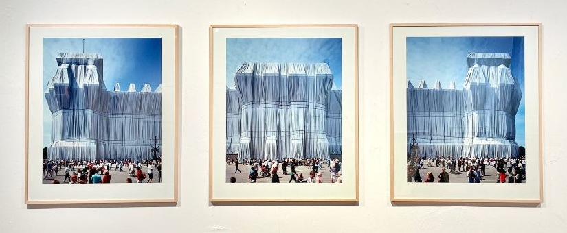 Christo & Jeanne-Claude - Reichstag Westfassade Triptychon