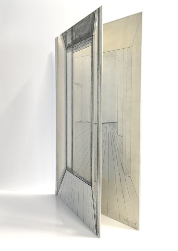 Christo & Jeanne-Claude - Store Front Corridor two parts