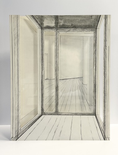 Christo & Jeanne-Claude - Store Front Corridor two parts