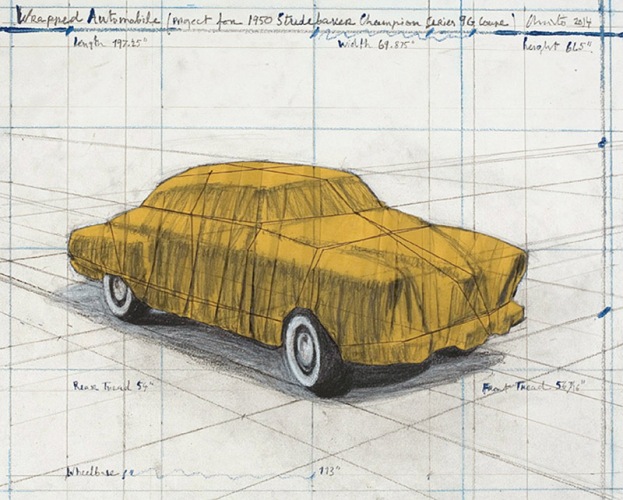 Christo & Jeanne-Claude - Wrapped Automobile, Project for Studebaker