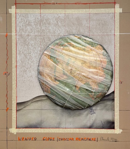 Christo & Jeanne-Claude - Wrapped Globe
