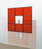 Daniel Buren - Cadre décadré - 04 A4 (rot)