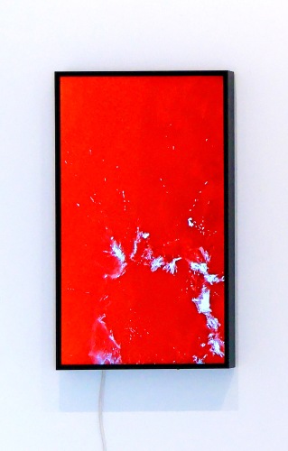 Fabrizio Plessi - Splash (rosso)