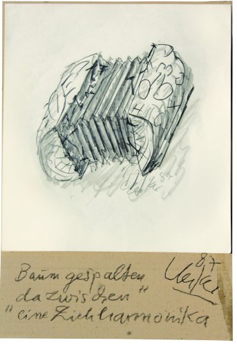 Günther Uecker - Zwischentöne - In between tones - Zeichnung