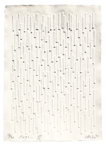 Günther Uecker - Regen II