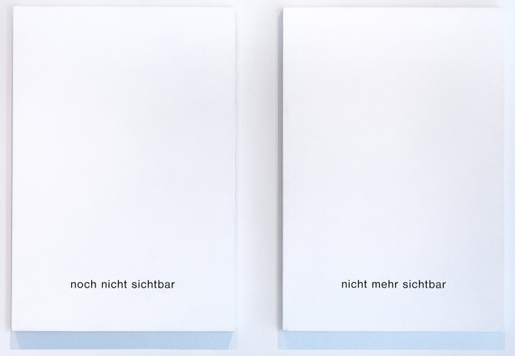 Heinz Gappmayr - noch nicht sichtbar