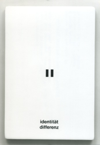 Heinz Gappmayr - Identität Differenz