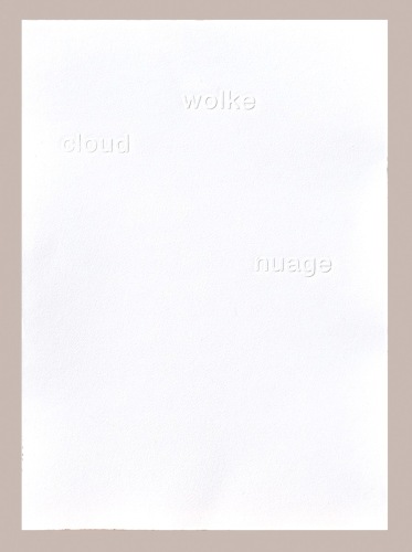 Heinz Gappmayr - Wolke