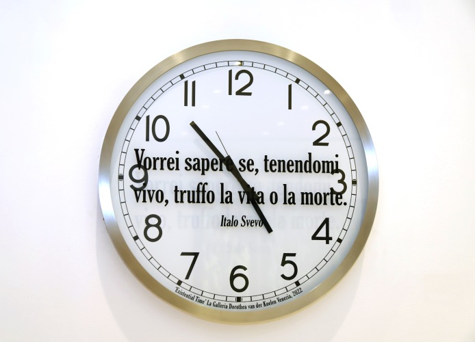 Joseph Kosuth - Quoted Clocks (Italo Svevo)