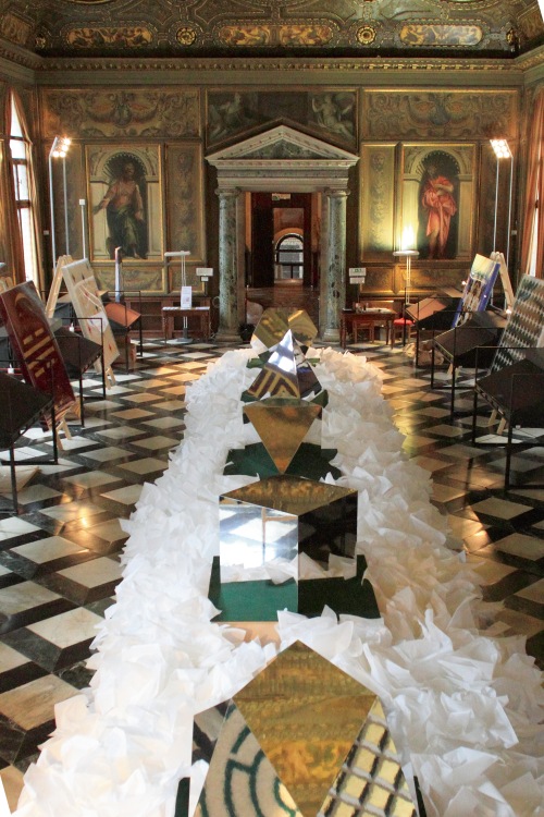 Lore Bert - The Spirit of the Place in the 5 Platonic Solids 2013 - Venedig - Biblioteca Nazionale Marciana