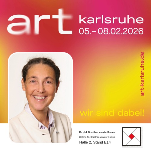 Dorothea van der Koelen ist dabei auf der Art Karlsruhe 2026