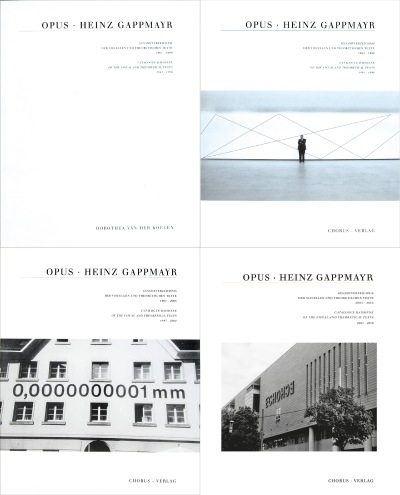 Gappmayr- Opus in 4 Bänden